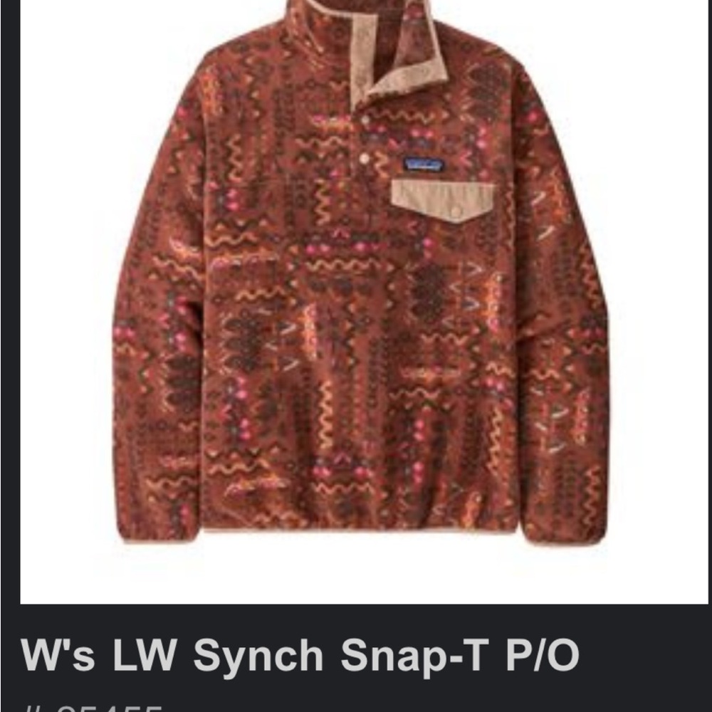 Patagonia Women's LW Synch Snap-T Pullover - Brown